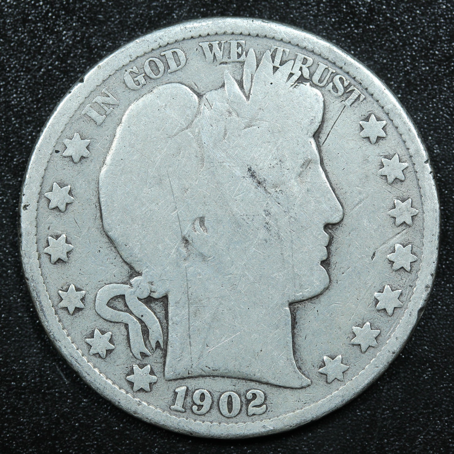 1902 Barber Silver Half Dollar - Philadelphia