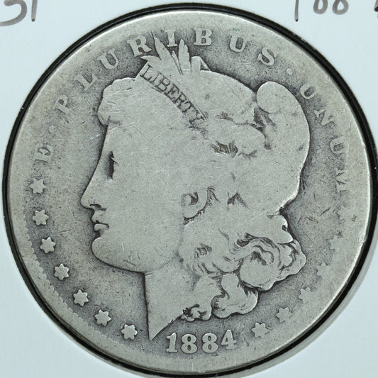 1884 P Morgan Silver Dollar - Philadelphia