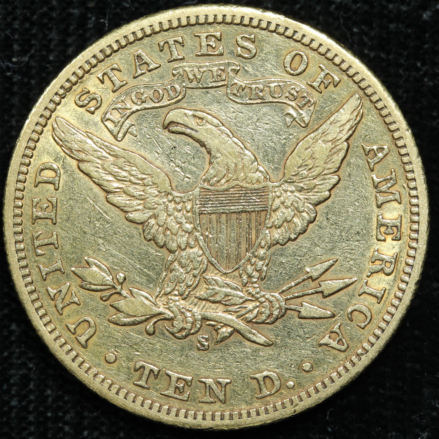 1901 S (San Francisco) $10 Liberty Head US Gold Eagle Coin