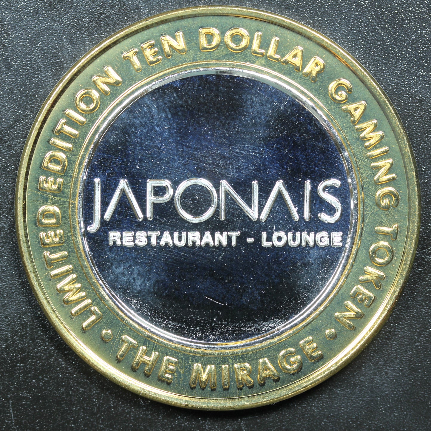 Mirage Las Vegas $10 Ten Dollar Gaming Token .999 Fine Silver - Japonais Restaurant