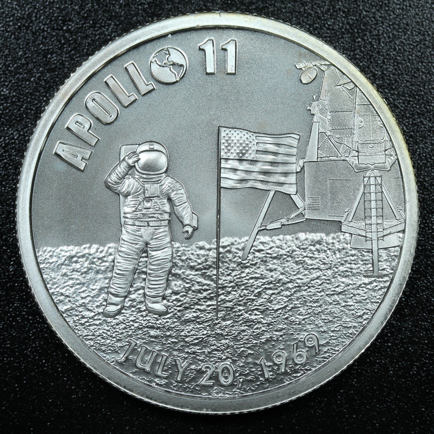 1 oz .999 Fine Silver Round - Apollo 11 - 50th Anniversary - GSM