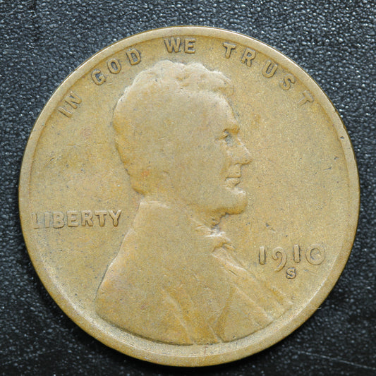 1910 S Lincoln Wheat Penny