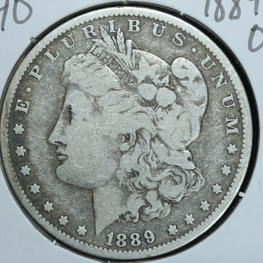 1889 O Morgan Silver Dollar - New Orleans