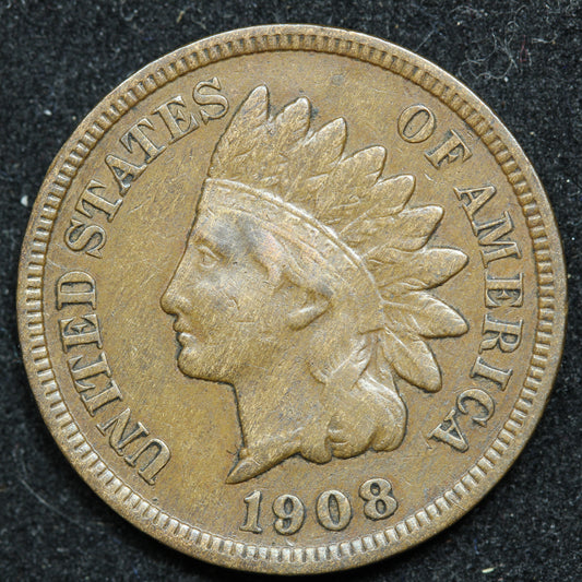 1908 S San Francisco Indian Head Penny Cent 1c Key Date