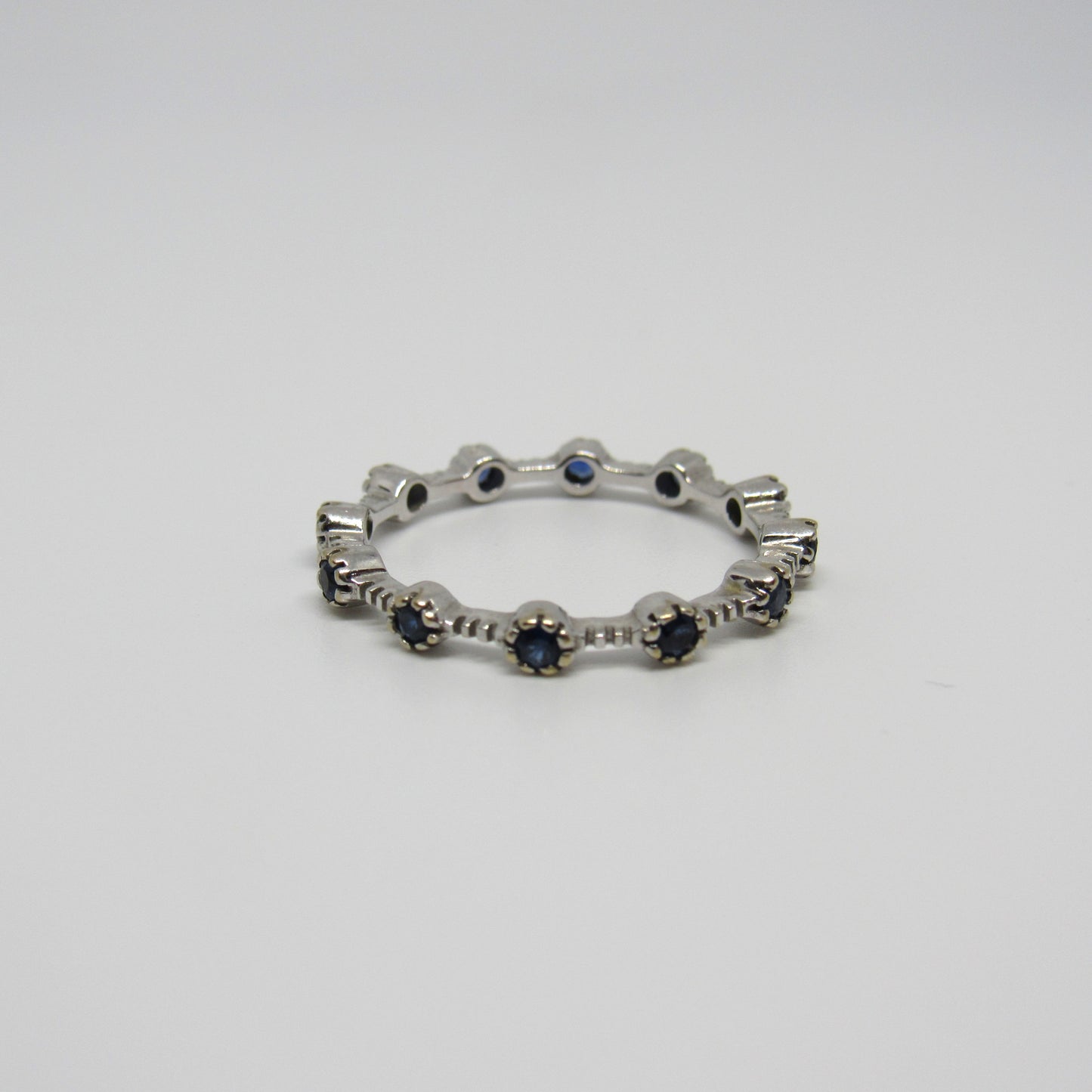 Sonia Bitton Galerie de Bijoux® 18K Gold Sapphire Stacker Ring Sz 6.75
