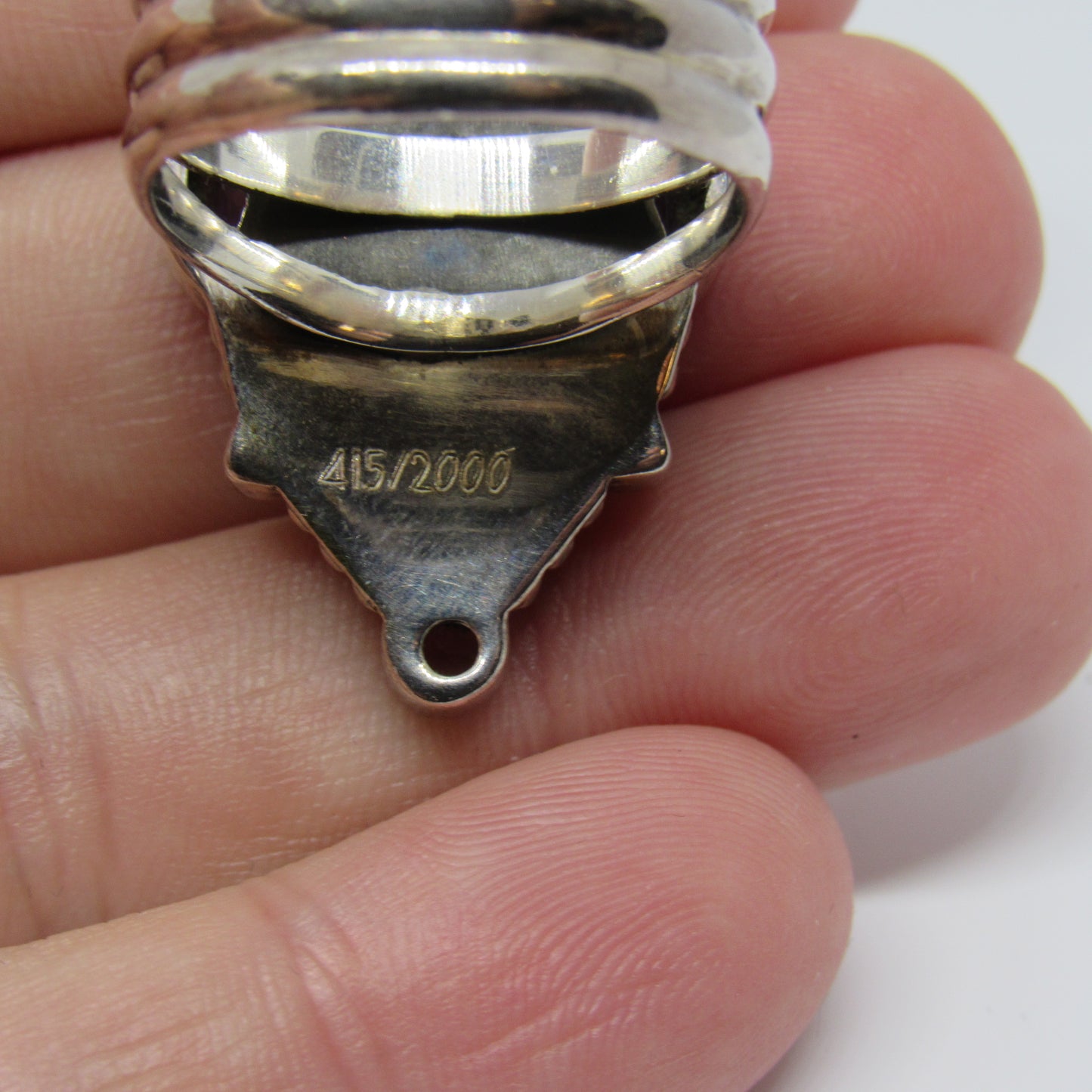 Nicky Butler Sterling Silver 925 Druzy Amethyst Peridot Tourmaline Ring 415/2000 - Sz 9.75
