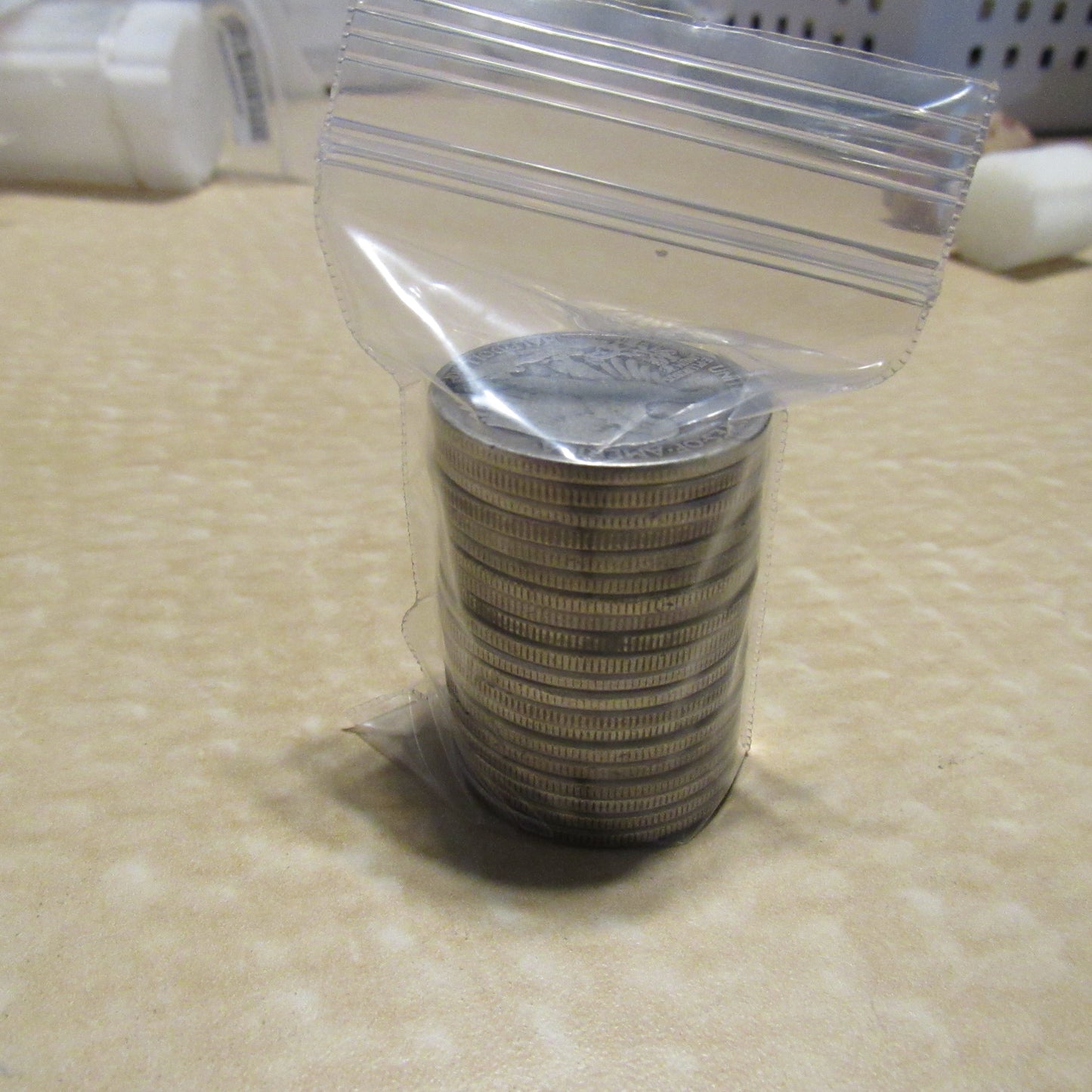 Roll of Walking Liberty 1/2 Dollars 10$ Face 90% Silver  20 Coins Readable Dates