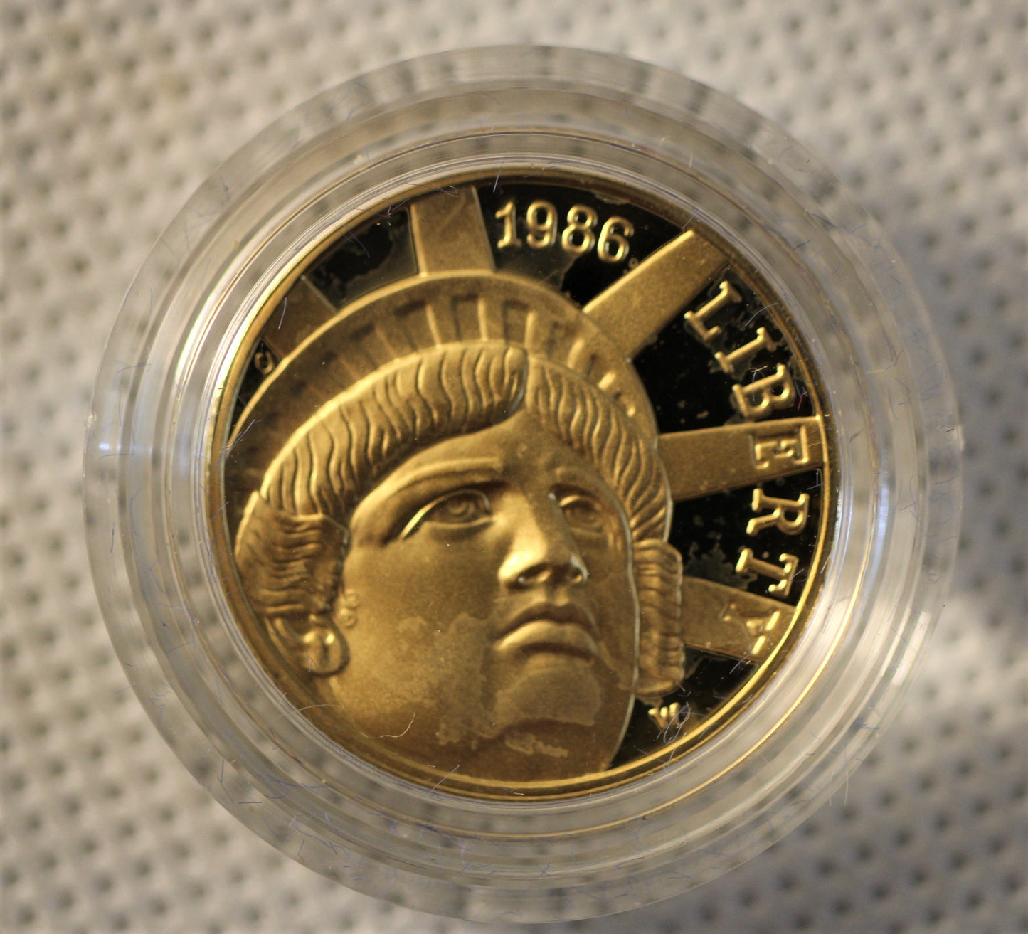 1986 Liberty Commemorative 3 Coin Proof Set - Gold & Silver - w/ Box & COA